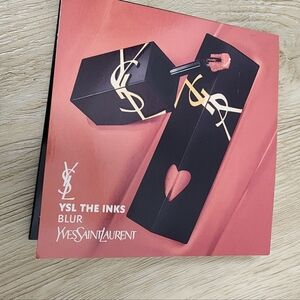 Ysl Yves Saint Laurent The Inks Blur Lip Trio 3 Shades Card Sample New